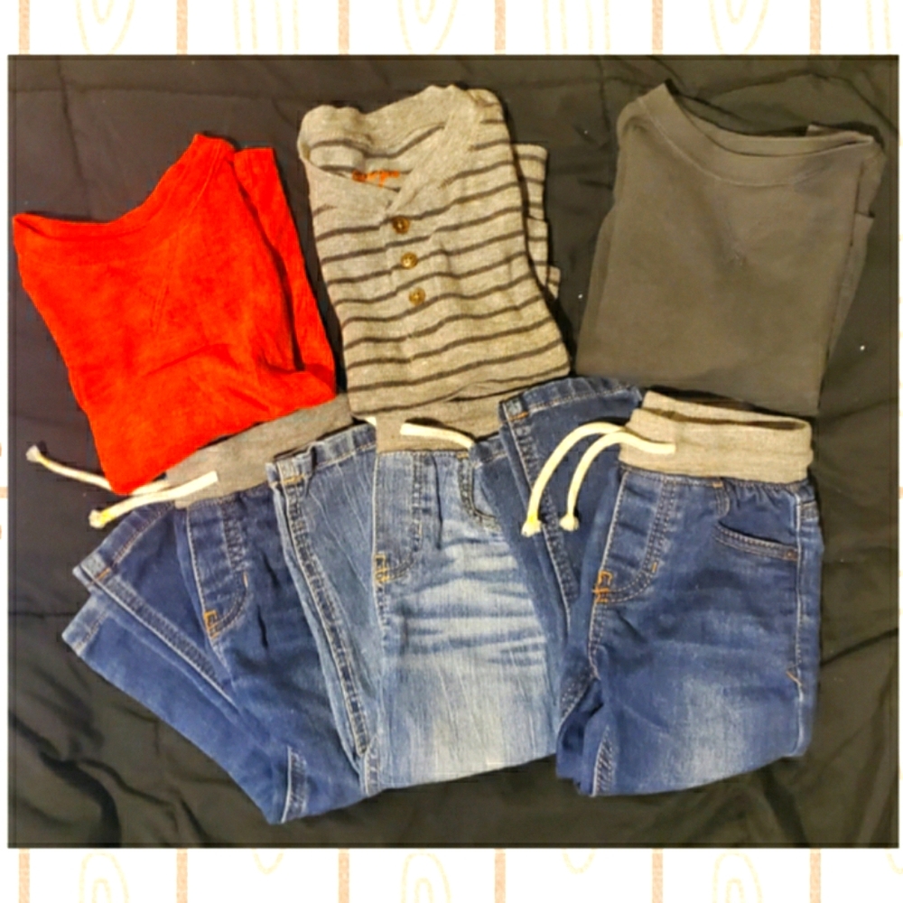 EUC Cat & Jack 6 piece set